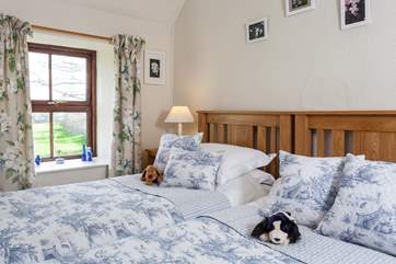 Both bedrooms have wonderful views towards the reservoir.