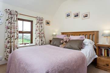 The double bedroom (Bedroom 1) has a lovely outlook.