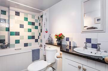 The family bathroom is on the ground floor.