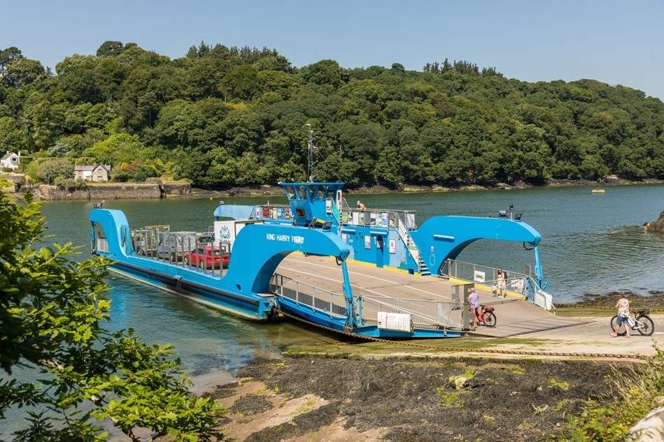 If you fancy a day trip to St Mawes, hop on the King Harry Ferry.