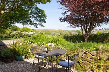 The patio at the front is the perfect little spot for a glass of wine.
