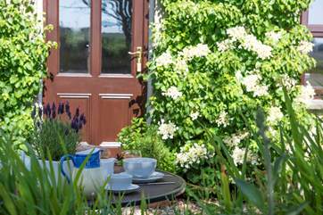 The patio at the front is the perfect spot for a cup of tea, whilst listening to the bird song.