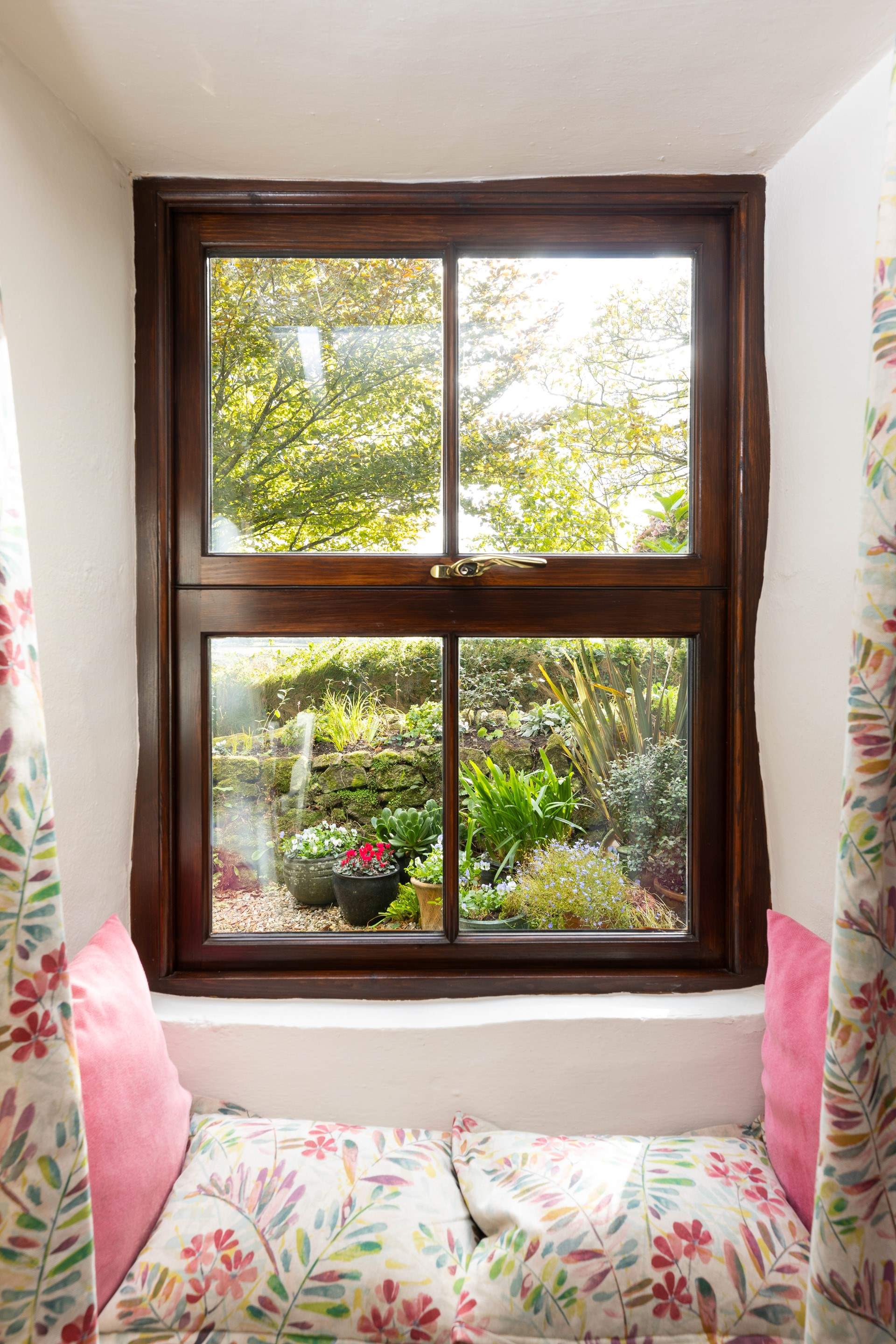 A stunning outlook from the comfortable window seat.