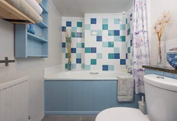 The family bathroom is on the ground floor.