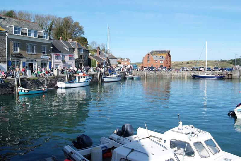 Padstow harbour.