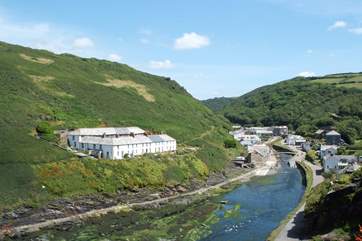 A view towards the village of Boscastle.