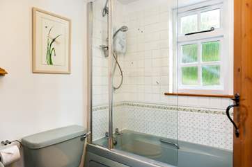 The bathroom.