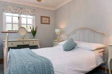 The bedroom is beautifully furnished...