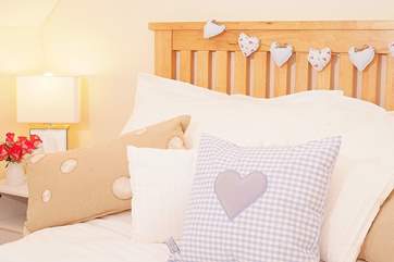 There are friendly touches throughout the apartment to make you feel at home.