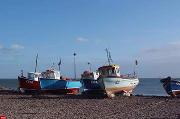 The fishing boats pulled up on the beach are a lovely sight - you can buy fish straight from the sea in the little fish stall.