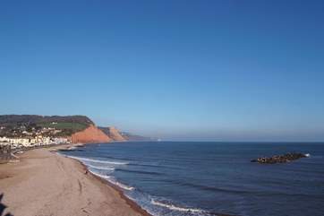 This is the Regency town of Sidmouth. There is a lovely promenade and a great town centre for browsing for some treats.