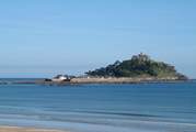 St Michael's Mount is approximately six miles away.