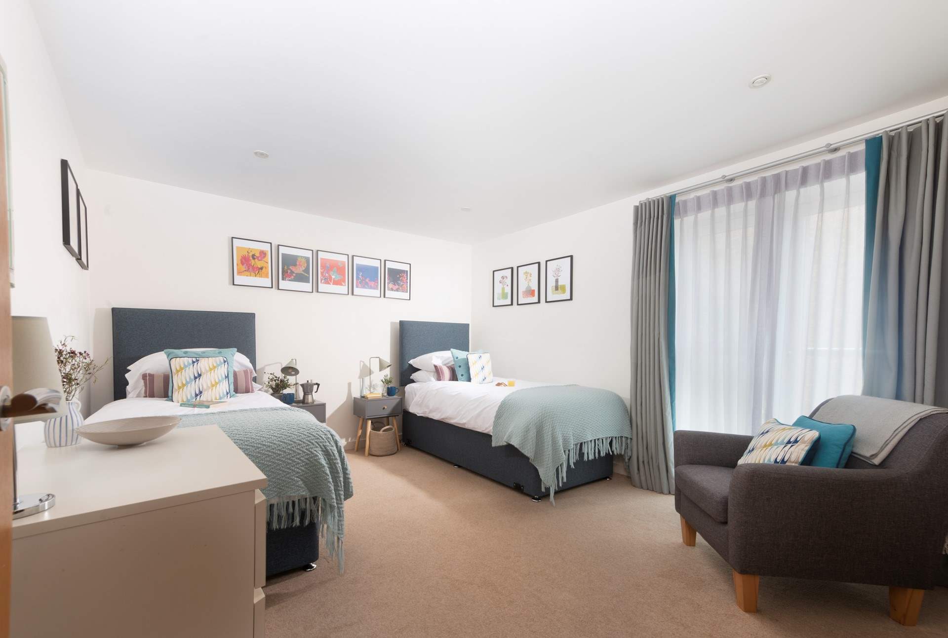 Spacious and light bedroom 2.