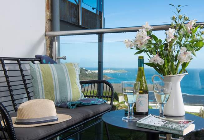 Such a relaxing spot to admire the sea views.