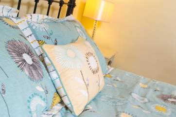 Lovely bed linens.