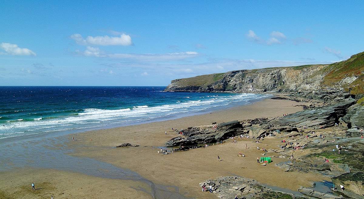 Trebarwith Strand.