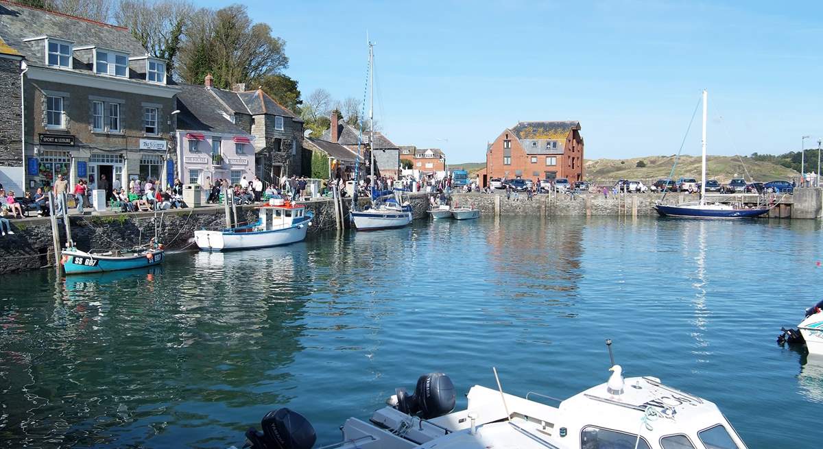 Padstow harbour.