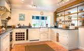 The kitchen is very well-equipped and beautifully appointed. - Thumbnail Image