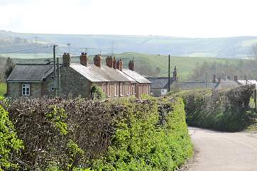 This peaceful little lane, leads you to the cottage.
