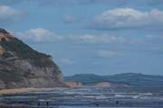 A view along the Jurassic Coast from Charmouth - the fossil collecting beach!