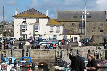 The harbour at West Bay.