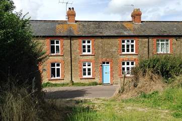 Celtic Blessing nestles in this quiet little terrace of village cottages.