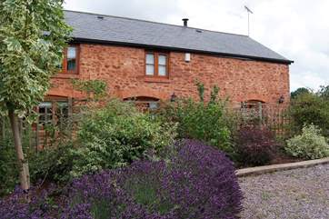 Even the 'back' of the cottage has been beautifully planted.
