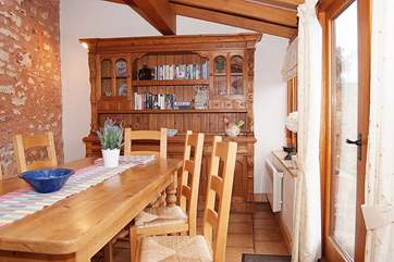 The dining-room is delightful.