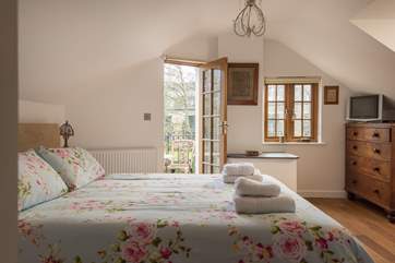Bedroom 2 is a lovely light room.
