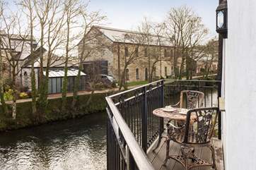 Looking across to Brunel Quay (former workshops for the famous Isambard Kingdom Brunel, now lovely apartments).