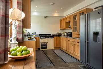 The cottage kitchen has all you need to cook up your holiday meals.