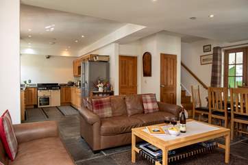 Open plan living will ensure you enjoy your time together.