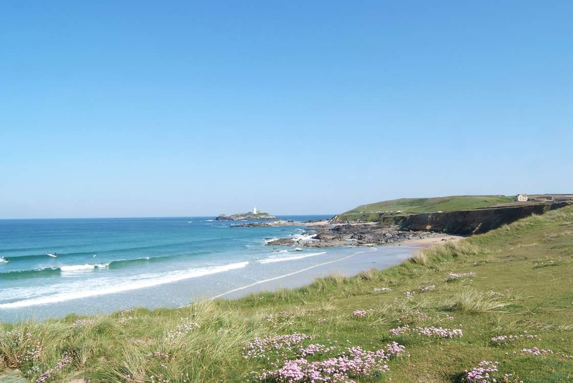 A view of Godrevy lighthouse, just a short drive away from Bolankan View.