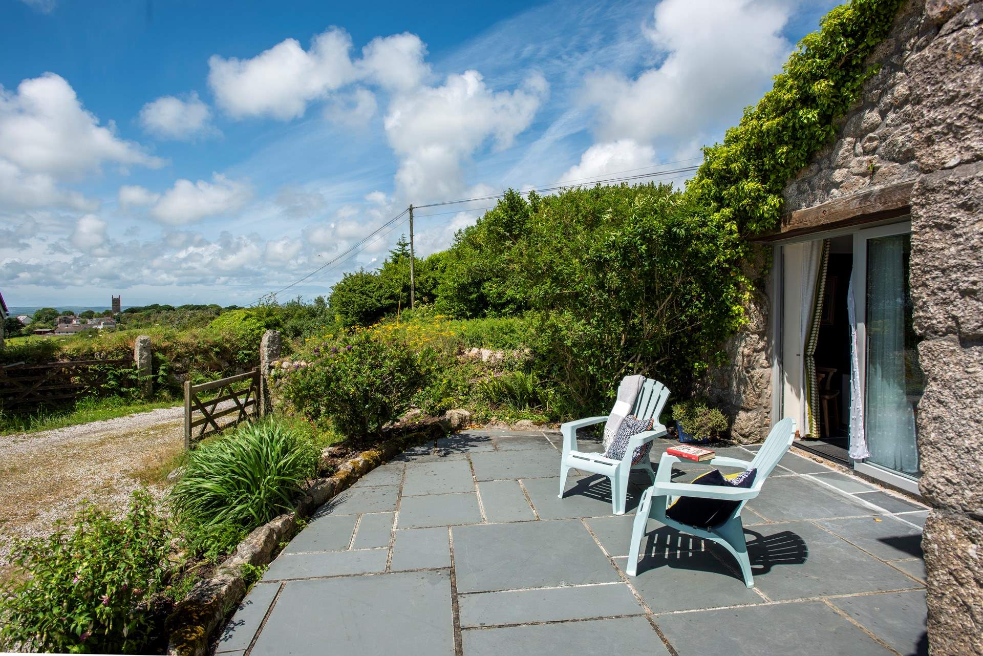 You can see views towards West Cornwall on a clear day.