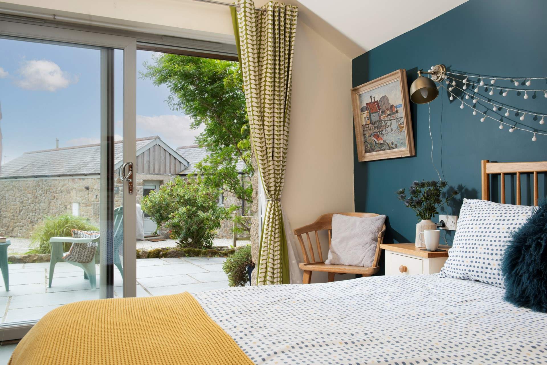 Gorgeous bi-folding doors open up to your patio area.