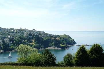 Looking across the estuary towards Polruan from Fowey, just a short drive away.