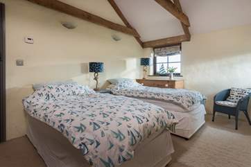 Bedroom 2 has 'zip-and-link' beds (3' singles or 6' double).
