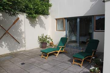 Loungers outside the bedroom (Bedroom 1).