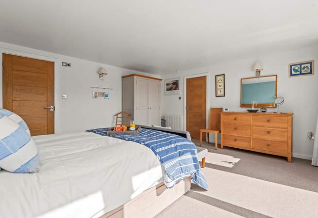 There's plenty of storage space for your holiday wardrobe.