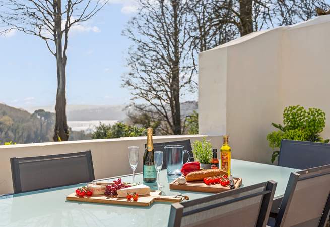 A gorgeous spot for al fresco dining.