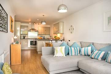 The open plan living-room will ensure you enjoy time together.