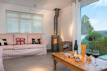 3 Porthilly has a gorgeous wood-burner, keeping you warm and cosy whatever the weather!