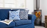 3 Porthilly has a gorgeous wood-burner, keeping you warm and cosy whatever the weather! - Thumbnail Image