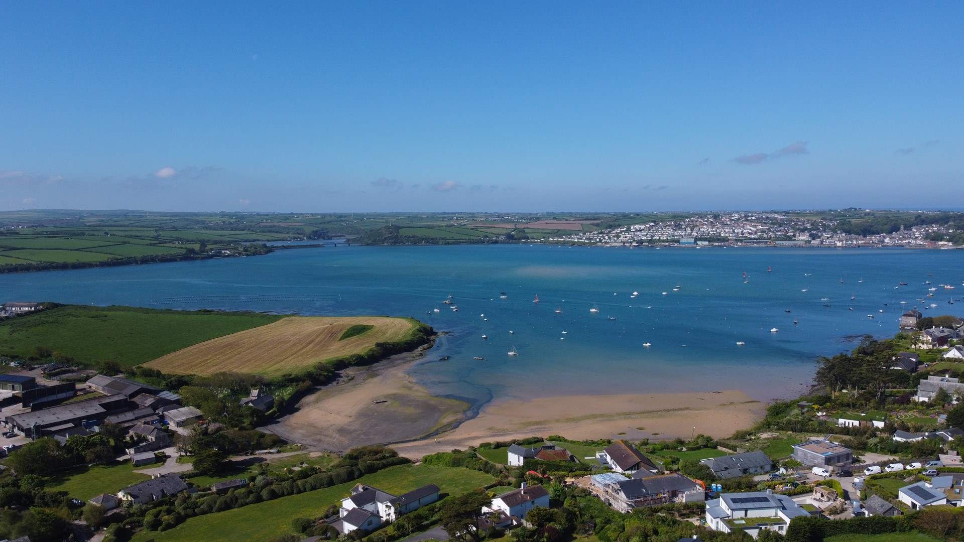 Stunning views of Rock on the Camel Estuary.