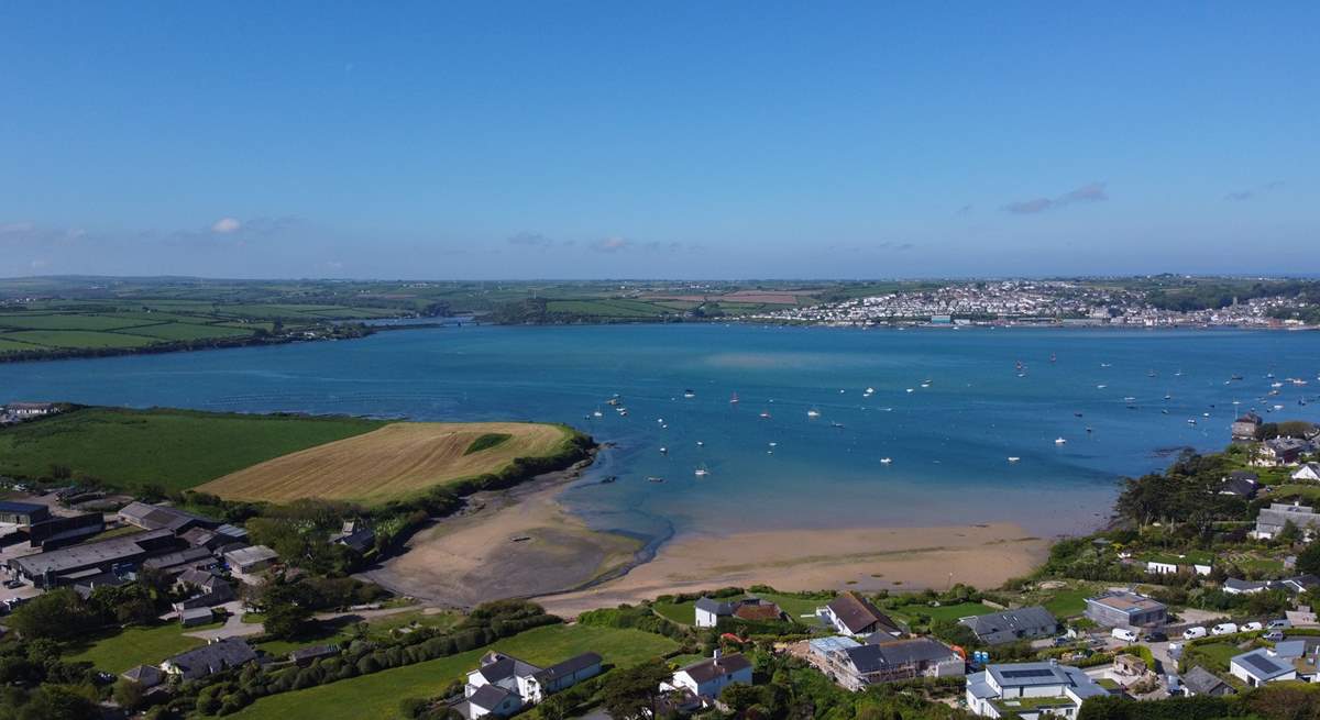 Stunning views of Rock on the Camel Estuary.