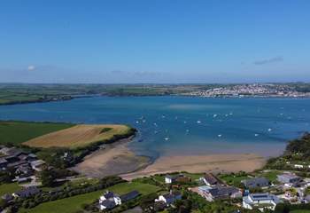 Stunning views of Rock on the Camel Estuary.