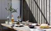 Al fresco meals are the order of the day during the warmer months - Thumbnail Image