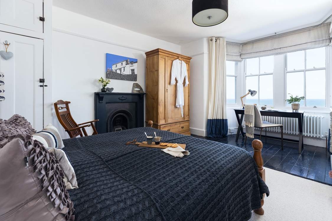 Bedroom 1 has a super comfy king-size bed