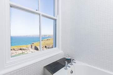 Even the en suite has a great view