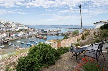 What a fabulous view from the small patio outside of Pebblestones.